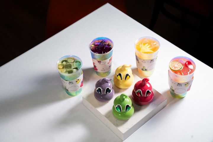 04.	澳门美高梅“甜点”餐厅同步推出HAHALULU限定主题甜点及饮品