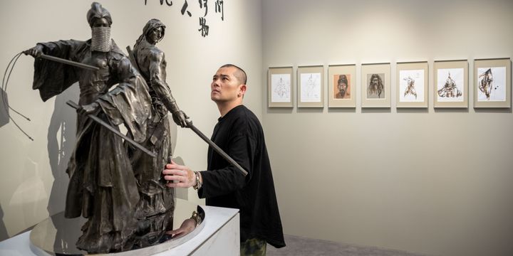 press release  mgm and chinese sculptor ren zhe jointly present mgm x ren zhe legends of chivalry selling exhibition as debut in macau  renzheeng