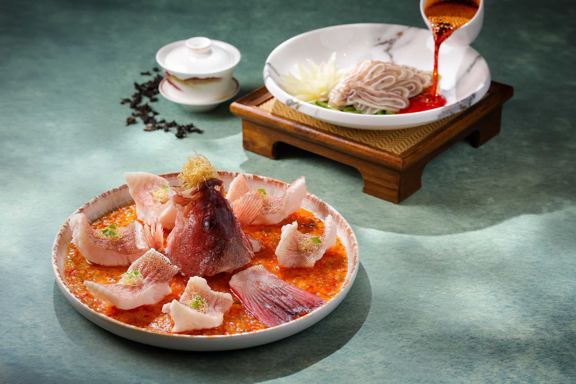 美狮美高梅蜀道餐厅招牌川菜汇聚优质海鲜、地道川味与米其林认可的精湛厨艺。