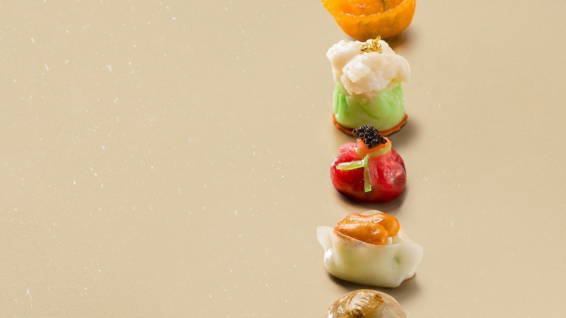 Assorted dim sum pieces from Imperial Court at MGM Macau