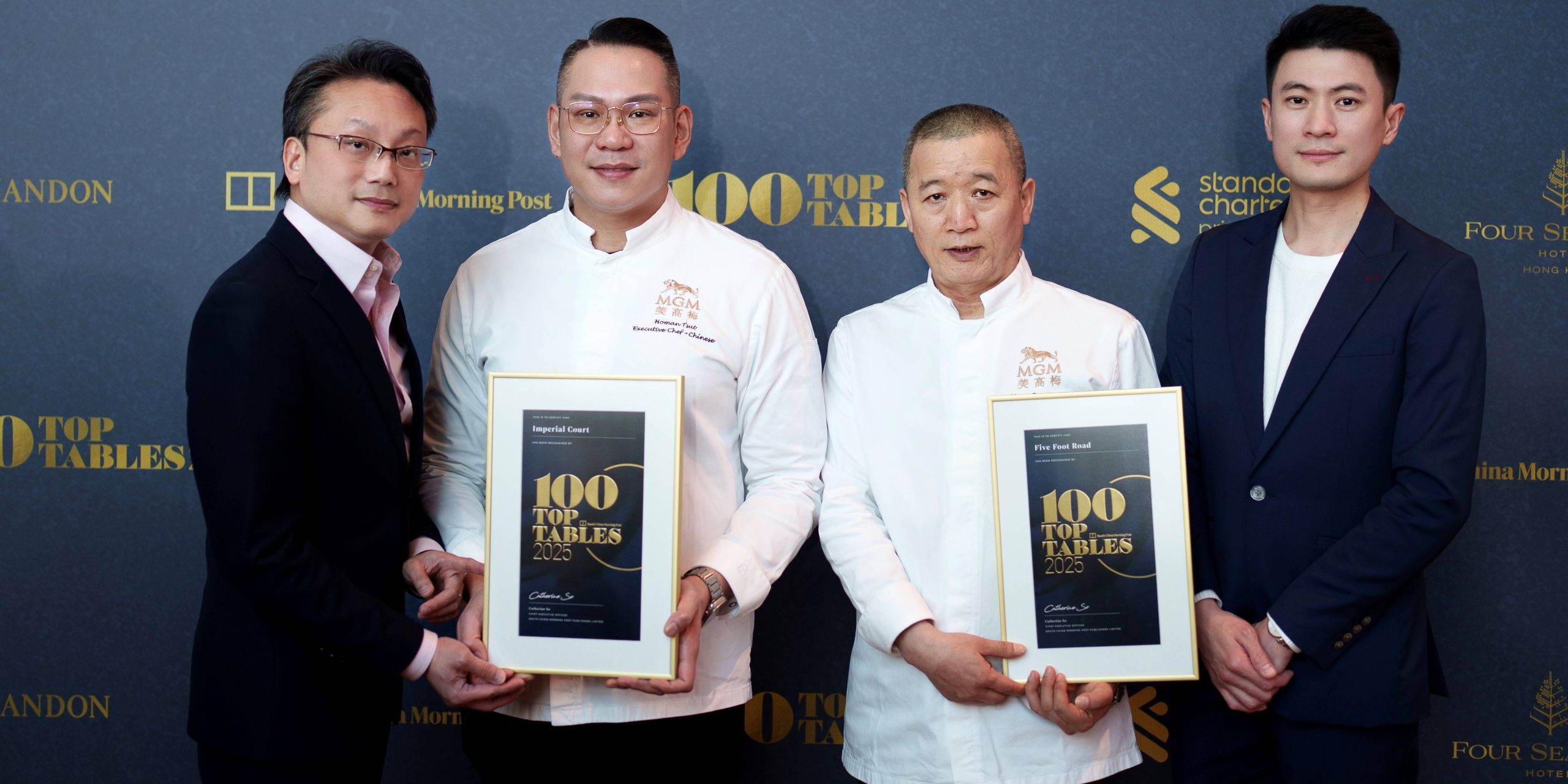press release  march 10 mgm s two signature chinese restaurants once again attain south china morning post s 100 top tables listing  01 2